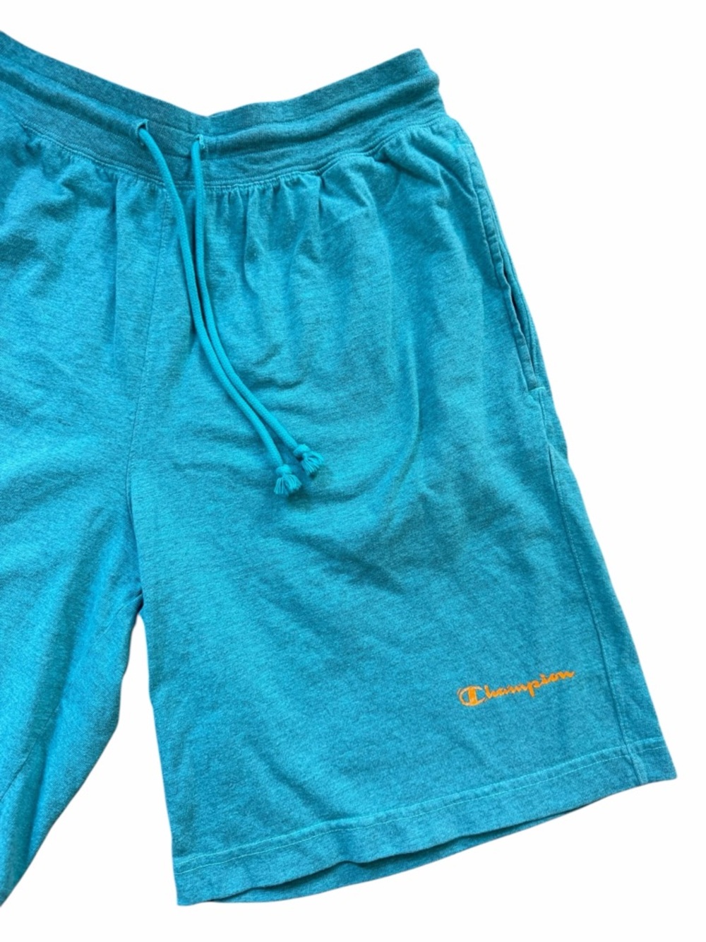 Champion Men's Medium Aqua Terry Shorts - Picture 2 of 8